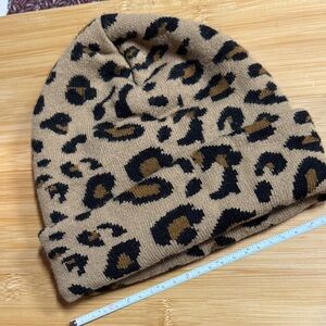 Leopard Print Beanie